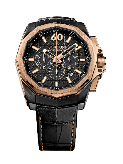 Corum Admiral's Cup AC-One 45 Chronograph Americas Black PVD Titanium and Red Gold watch REF: 132.211.86/0F01 ANAM Review